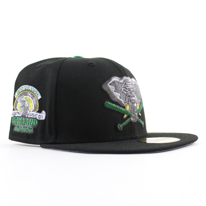 Oakland Athletics A Century of As Baseball New Era 59Fifty Fitted Hat (Black Gray Under Brim)