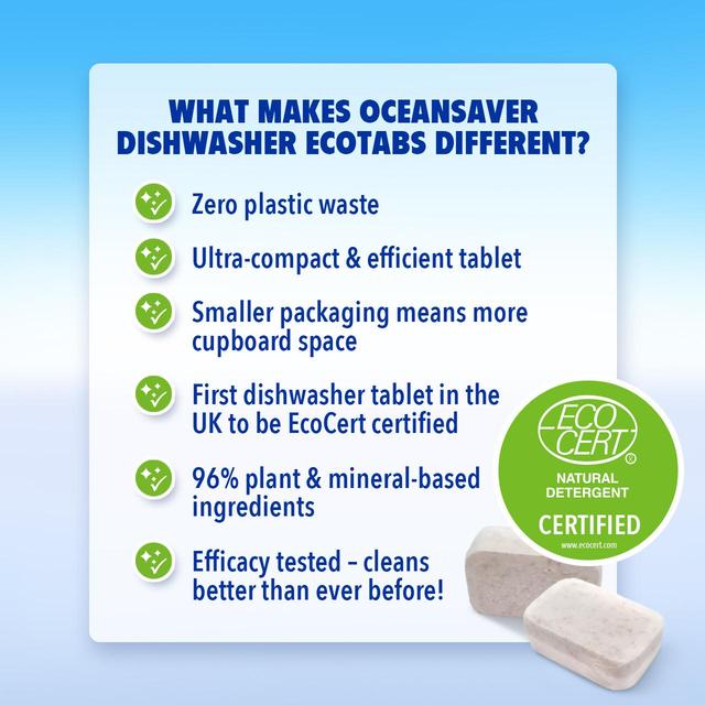 OceanSaver Dishwasher EcoTabs 30 Tablets