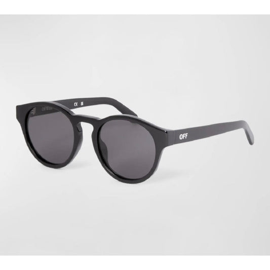 Off-White Oakland Round Sunglasses*Black*NEW with Case, Cloth, book