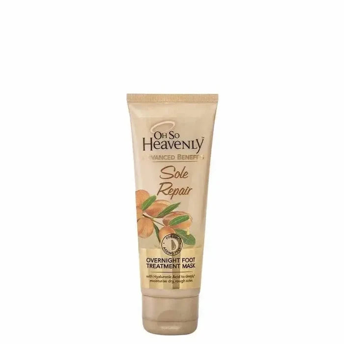 Oh So Heavenly Sole Repair Anti-Ageing Overnight Foot Treatment Mask with Hyaluronic Acid Shea Butter and Argan Oil