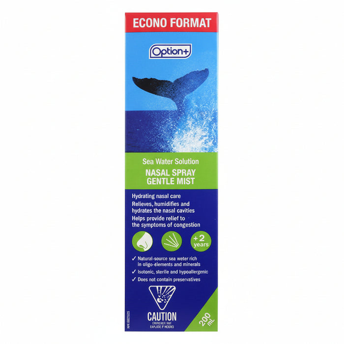 Option+: Sea Water Solution Nasal Spray