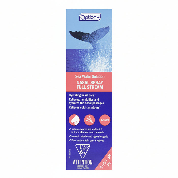 Option+: Sea Water Solution Nasal Spray