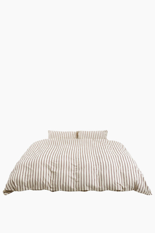Organic Cotton Percale Bedding | Hopper Stripes
