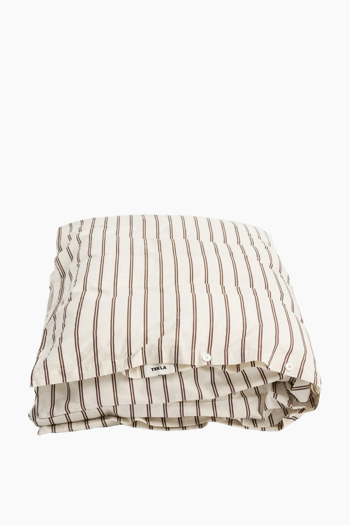 Organic Cotton Percale Bedding | Hopper Stripes