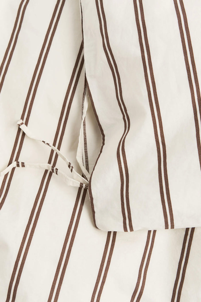 Organic Cotton Percale Bedding | Hopper Stripes