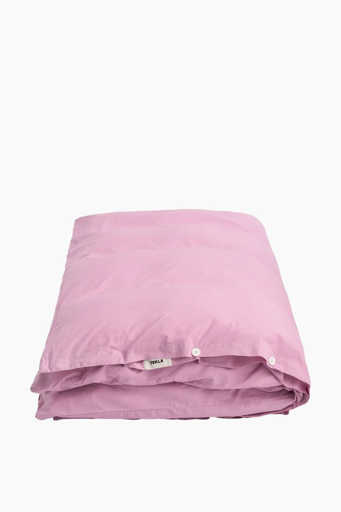 Organic Cotton Percale Bedding | Mallow Pink