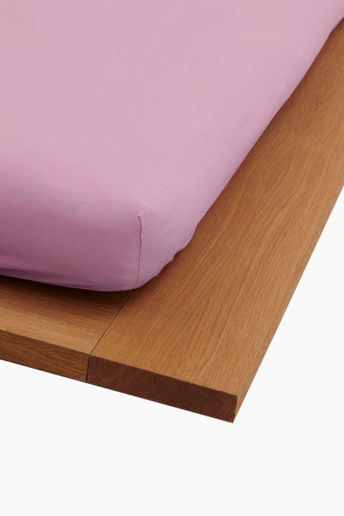 Organic Cotton Percale Bedding | Mallow Pink