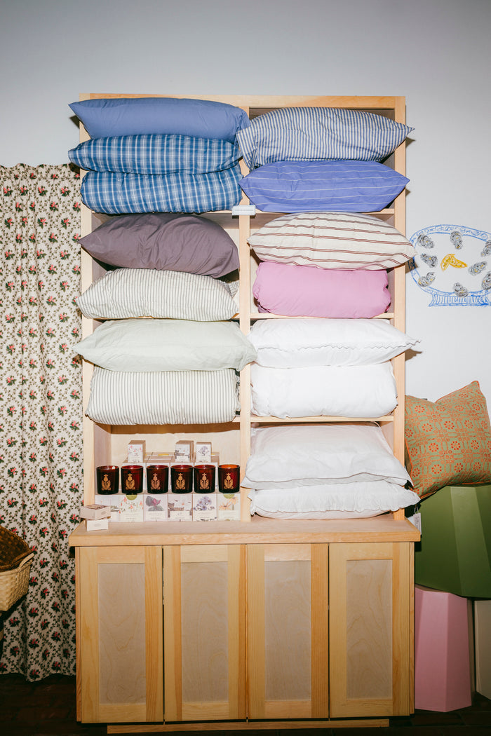 Organic Cotton Percale Bedding | Mallow Pink