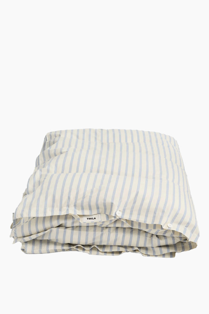 Organic Cotton Percale Bedding | Needle Stripes