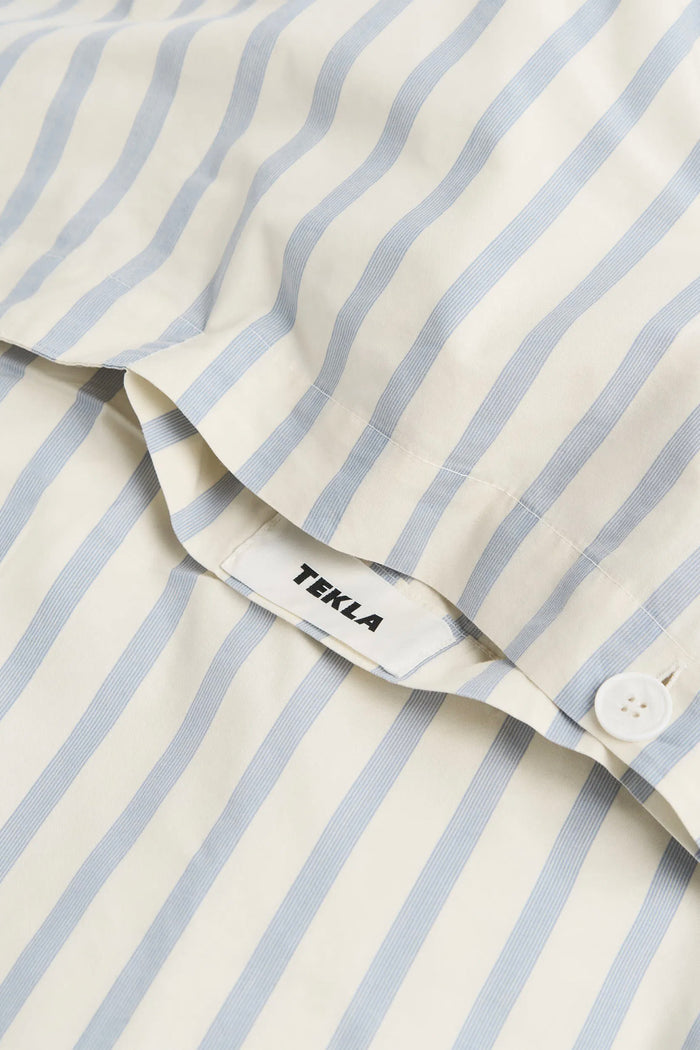 Organic Cotton Percale Bedding | Needle Stripes