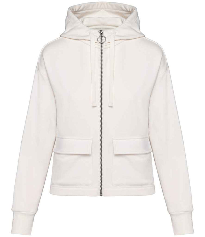 Organic Full Zip Hooded Sweatshirt: Womens