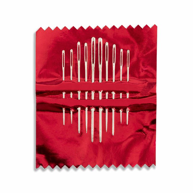 OSBORNE Assorted K-12 Hand Needles, 10/Pack