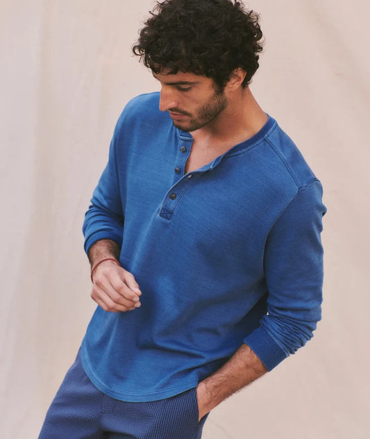 Pacifica Stretch Henley Dark Indigo