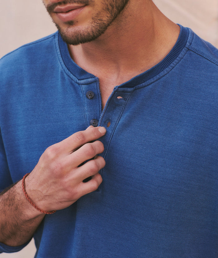 Pacifica Stretch Henley Dark Indigo