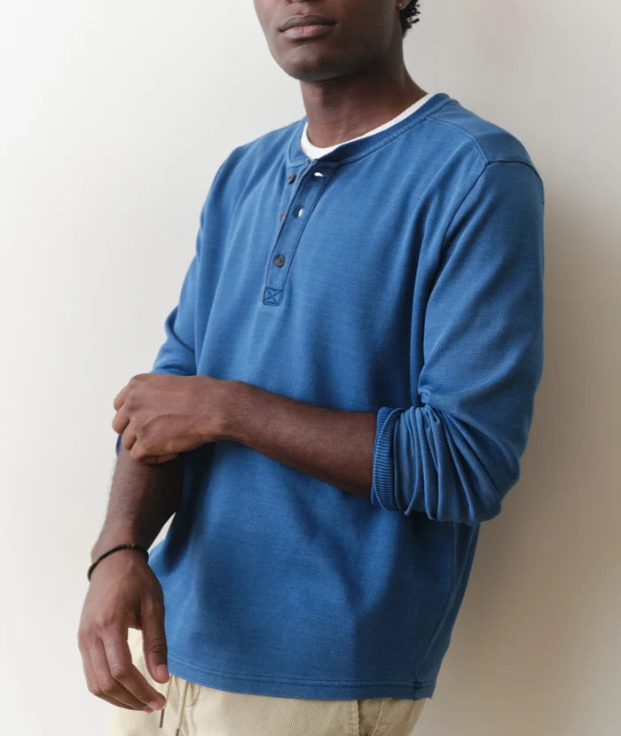 Pacifica Stretch Henley Dark Indigo