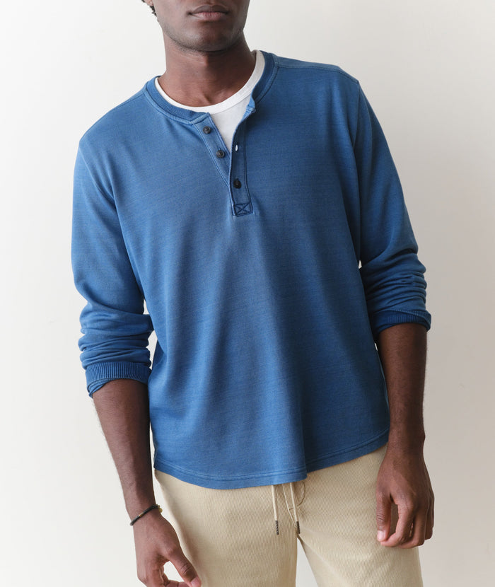 Pacifica Stretch Henley Dark Indigo