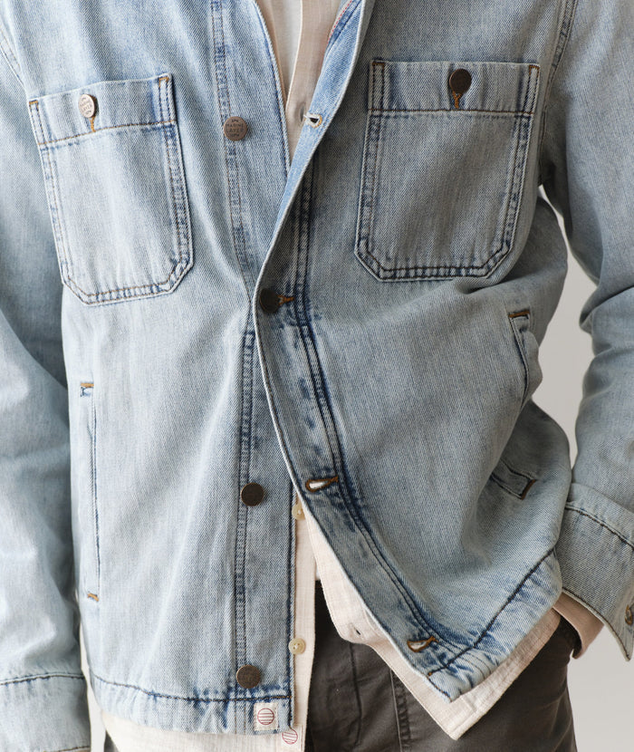 Patrick Denim Jacket Light Wash