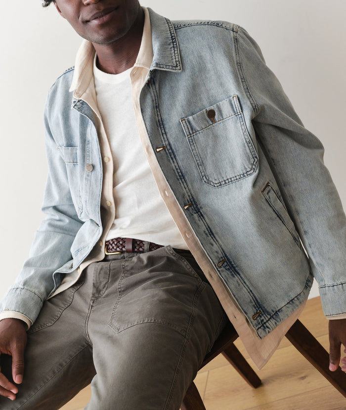 Patrick Denim Jacket Light Wash