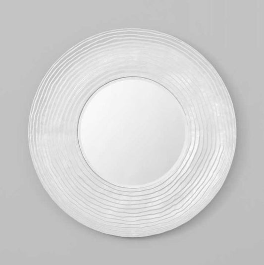 Print Decor | PEARL SHELL | Round Mirror |