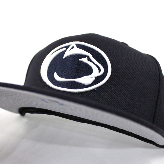 Pennsylvania State University New Era 59FIFTY Fitted Hat (Penn State NCAA Gray Under Brim)