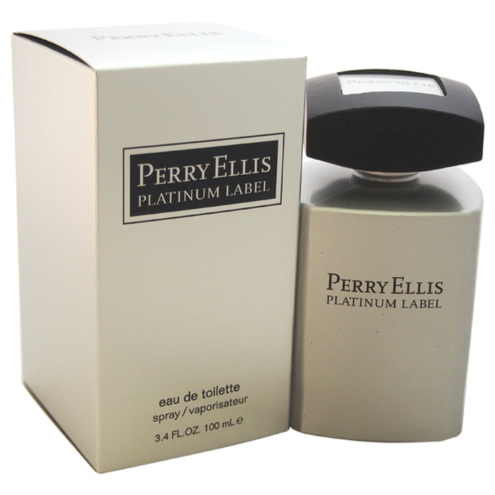 Perry Ellis Platinum Label by Perry Ellis for Men - 3.4 oz EDT Spray