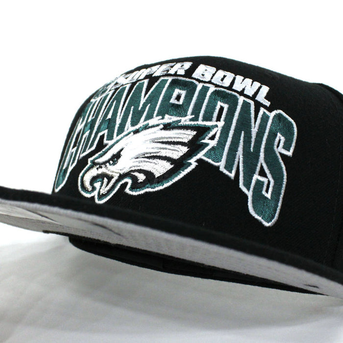 Philadelphia Eagles New Era NFL Super Bowl LII Secondary Champ 59FIFTY Fitted Hat