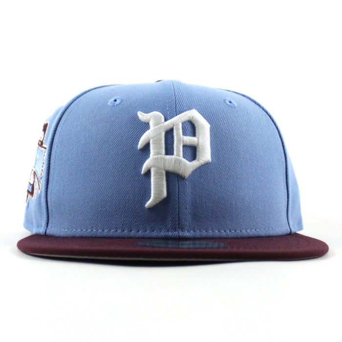 Philadelphia Phillies 1996 All Star Game 59Fifty New Era Fitted Hat (Sky Blue Maroon Gray Under Brim)