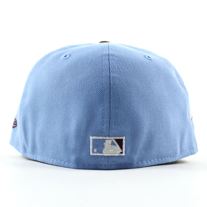 Philadelphia Phillies 1996 All Star Game 59Fifty New Era Fitted Hat (Sky Blue Maroon Gray Under Brim)