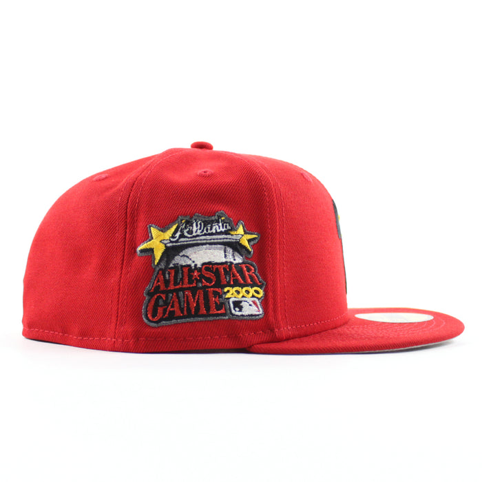 Philadelphia Phillies 2000 All Star Game 59Fifty New Era Fitted Hat (Scarlet Gray Under Brim)