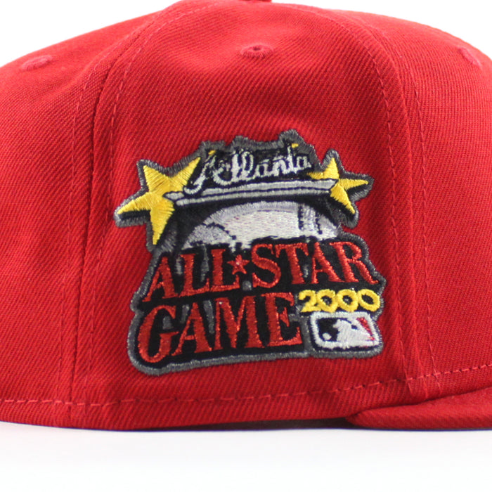 Philadelphia Phillies 2000 All Star Game 59Fifty New Era Fitted Hat (Scarlet Gray Under Brim)