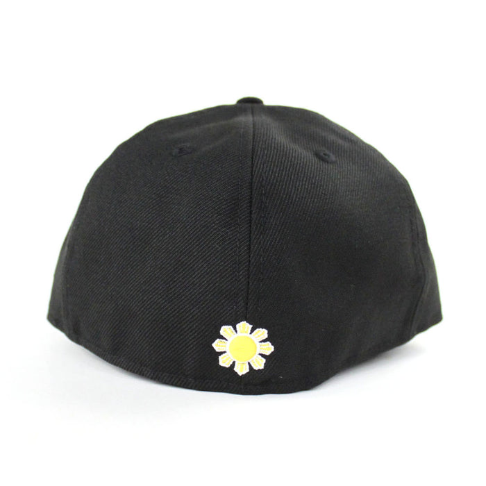 Philippine Crest New Era 59Fifty Fitted Hats (Black Gray Under Brim)