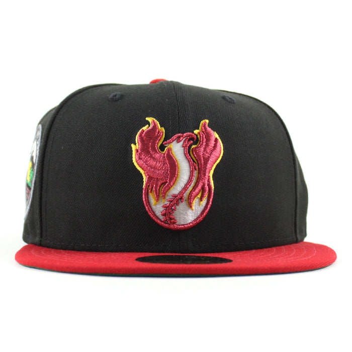 PHOENIX FIREBIRDS New Era 59Fifty Fitted Hat (Black Scarlet Red Green Under Brim)