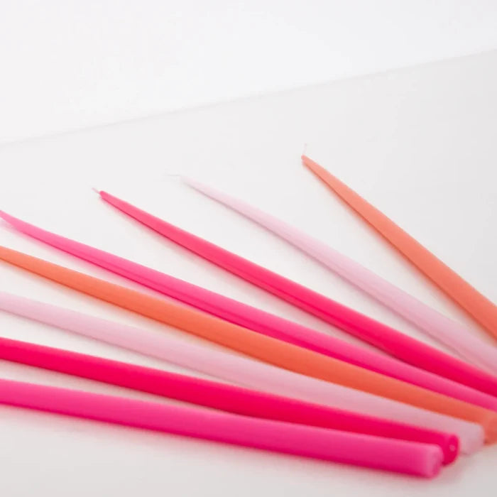 Pink Tall Tapered Candle