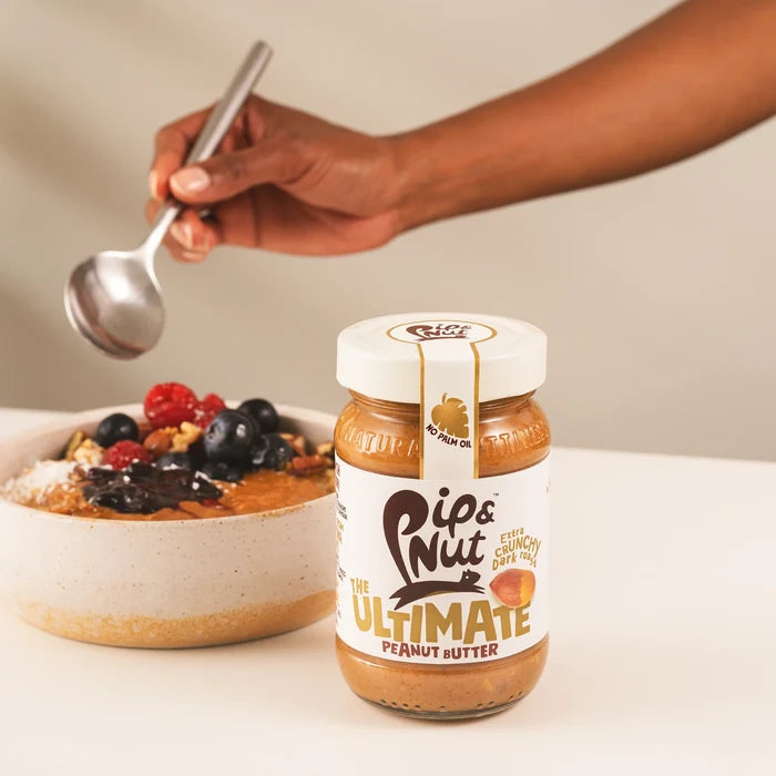 Pip & Nut Ultimate Crunchy Dark Roast Peanut Butter 300g