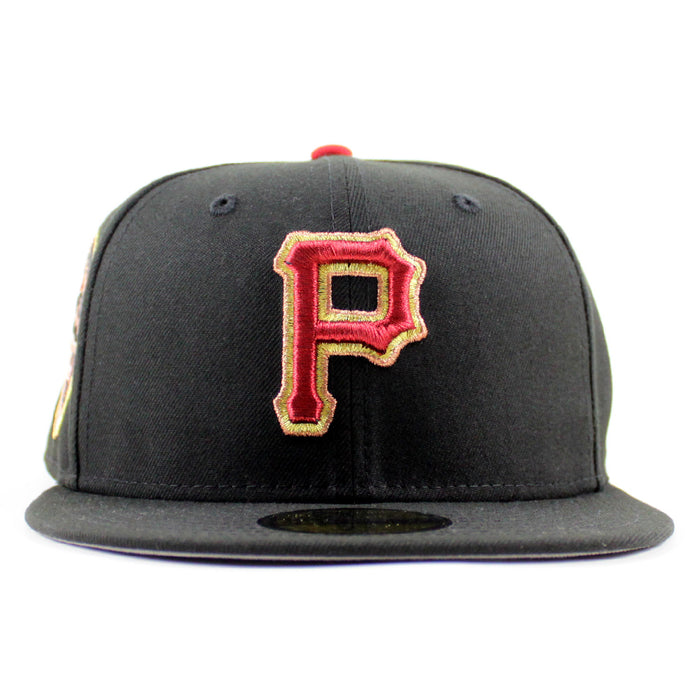 Pittsburgh Pirates 1959 All Star Game 59Fifty New Era Fitted Hats (Black Gray Under Brim)