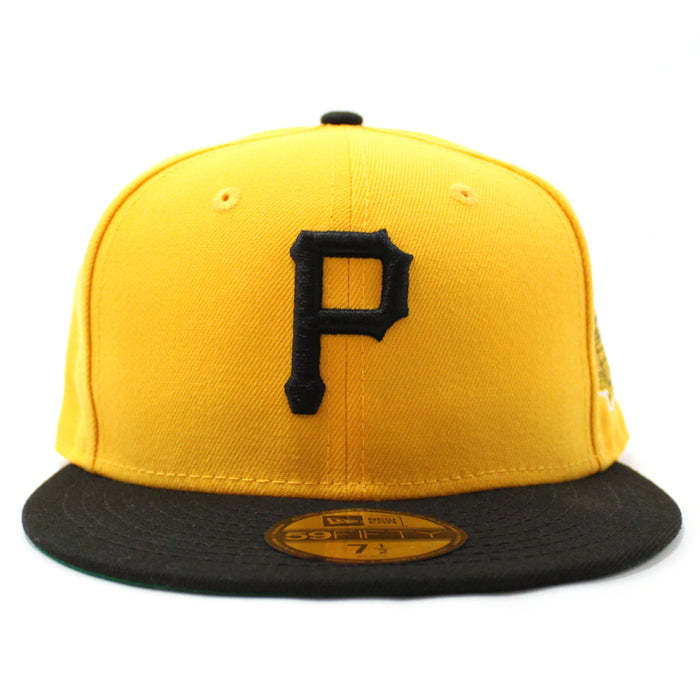Pittsburgh Pirates 1971 World Series  New Era 59Fifty Fitted Hat (Yellow Black Green Under Brim)
