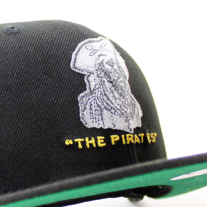 Pittsburgh Pirates 1996 All Star Game 59Fifty New Era Fitted Hats (Metallic Iris Pack Black Blue Green Under Brim)