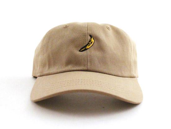 Platano Unconstructed Baseball Adjustable Dad Hat (Khaki)
