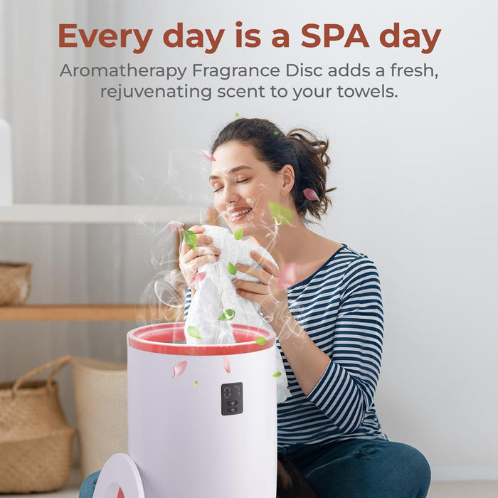 Portable Towel Warmer, Quick Heat, Auto Shut-Off, Pink