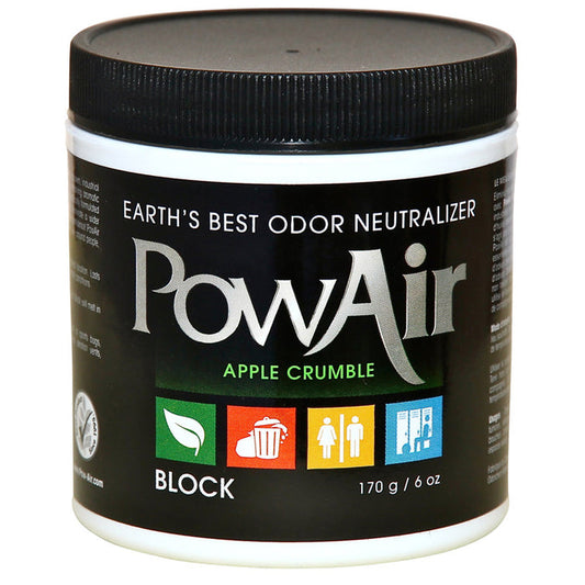 PowAir Odor Neutralizer Apple Crumble Block, 6 oz, Part PBK-170DW-AC