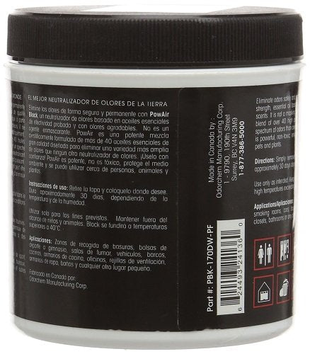 PowAir Odor Neutralizer Apple Crumble Block, 6 oz, Part PBK-170DW-AC