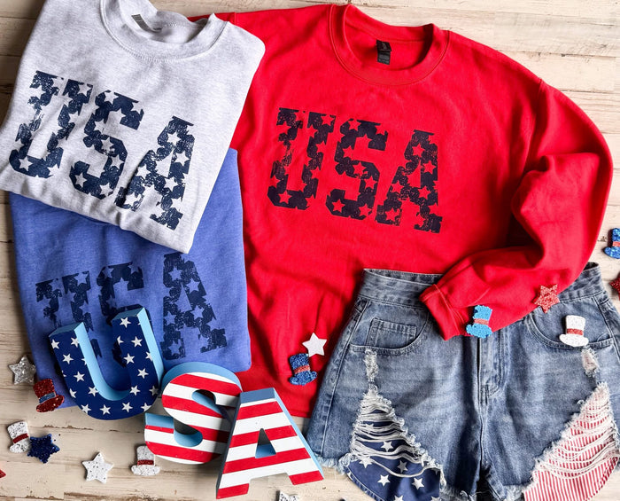 PREORDER: USA Star Sweatshirt