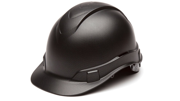 Pyramex Ridgeline Style Graphite Hard Hat_Black Matte Hard Hats & Accessories Pyramex Black Matte OS