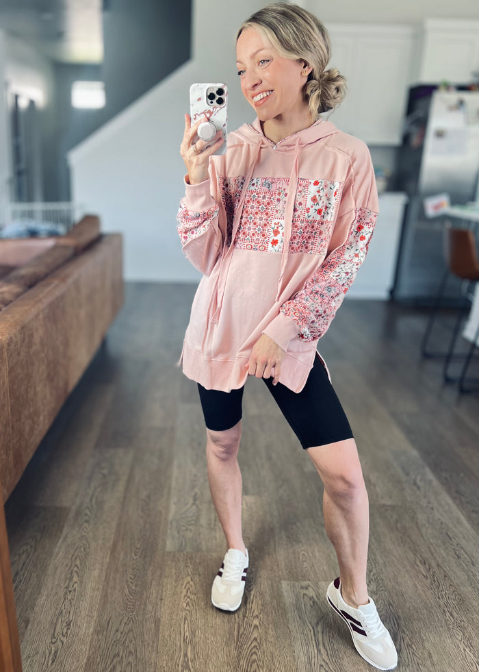 Raven Patchwork Hoodie
