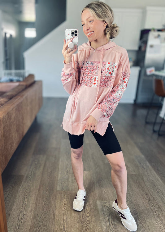 Raven Patchwork Hoodie