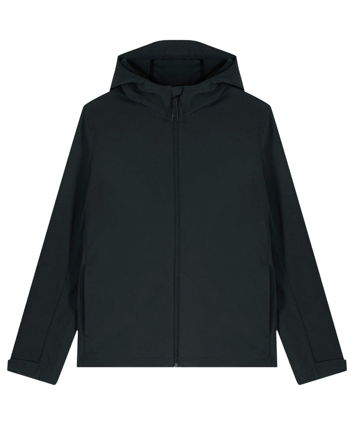 Recycled Polyester Hooded Softshell Jacket
