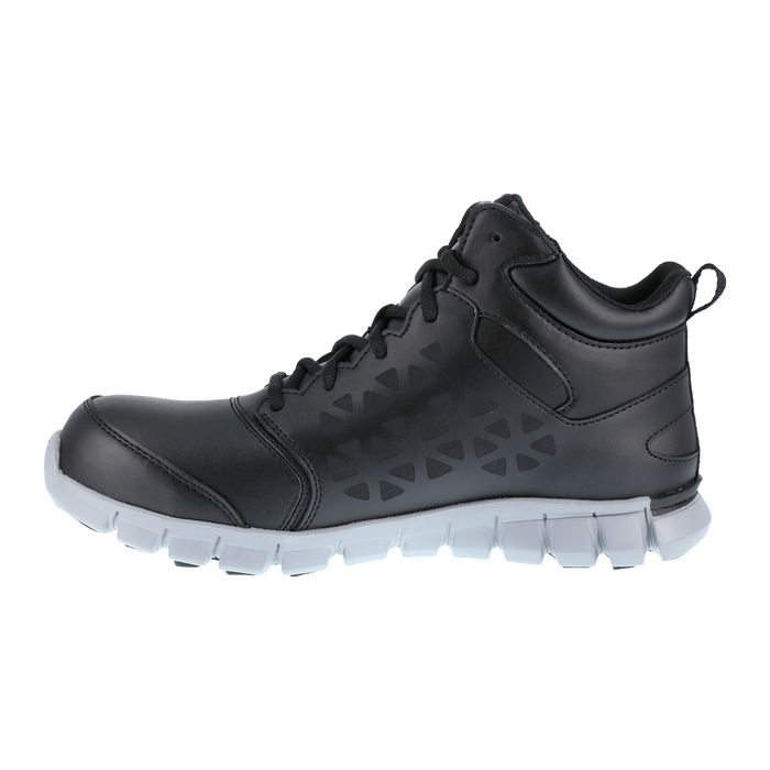 Reebok Work Men's Sublite Cushion Waterproof Comp Toe Mid Shoe Work Shoes Reebok Work