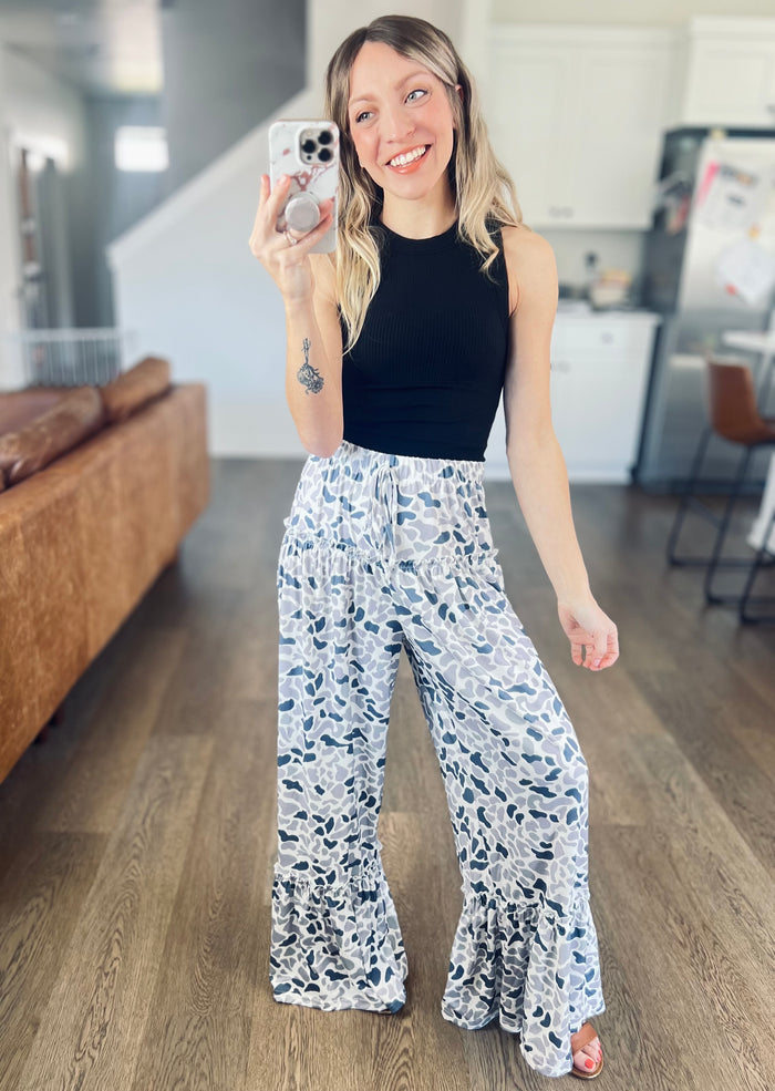 Reed Camo Wide Leg Pants