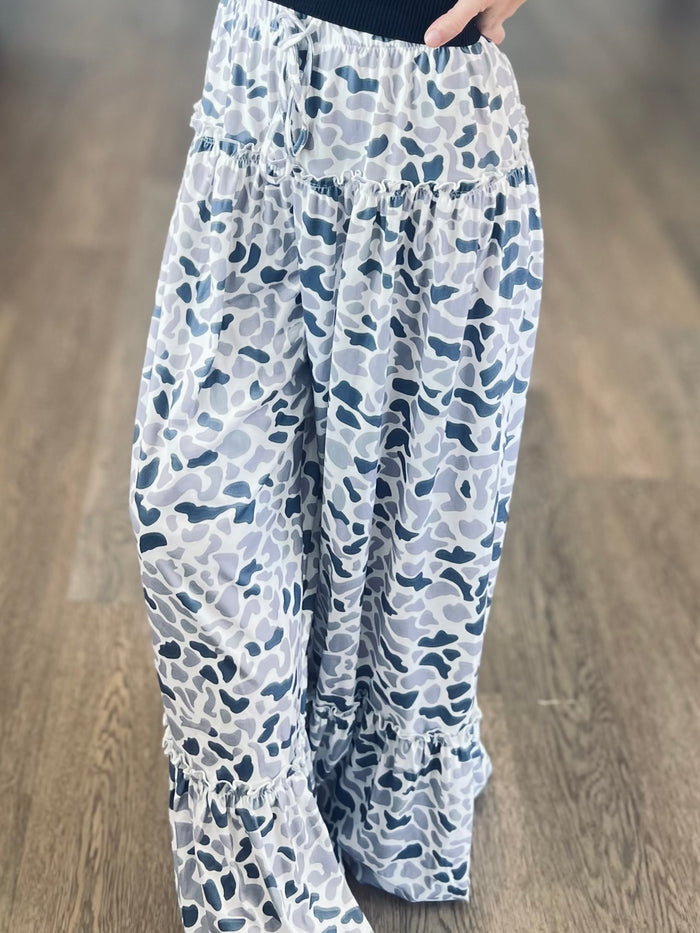 Reed Camo Wide Leg Pants