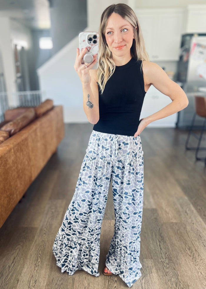 Reed Camo Wide Leg Pants